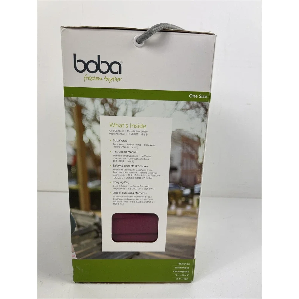 The Boba Wrap for babies birth - 35lbs in Sangria BW1-018-SANG